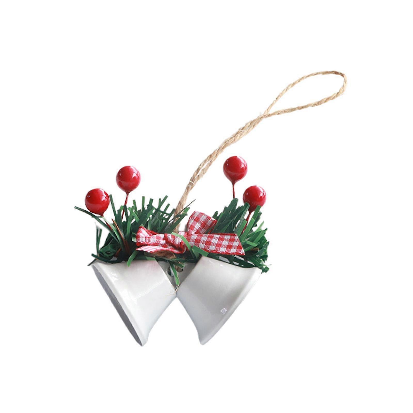 פעמון חג המולד חג המולד פעמוני מתכת בעבודת יד תליית חג המולד מקסימה