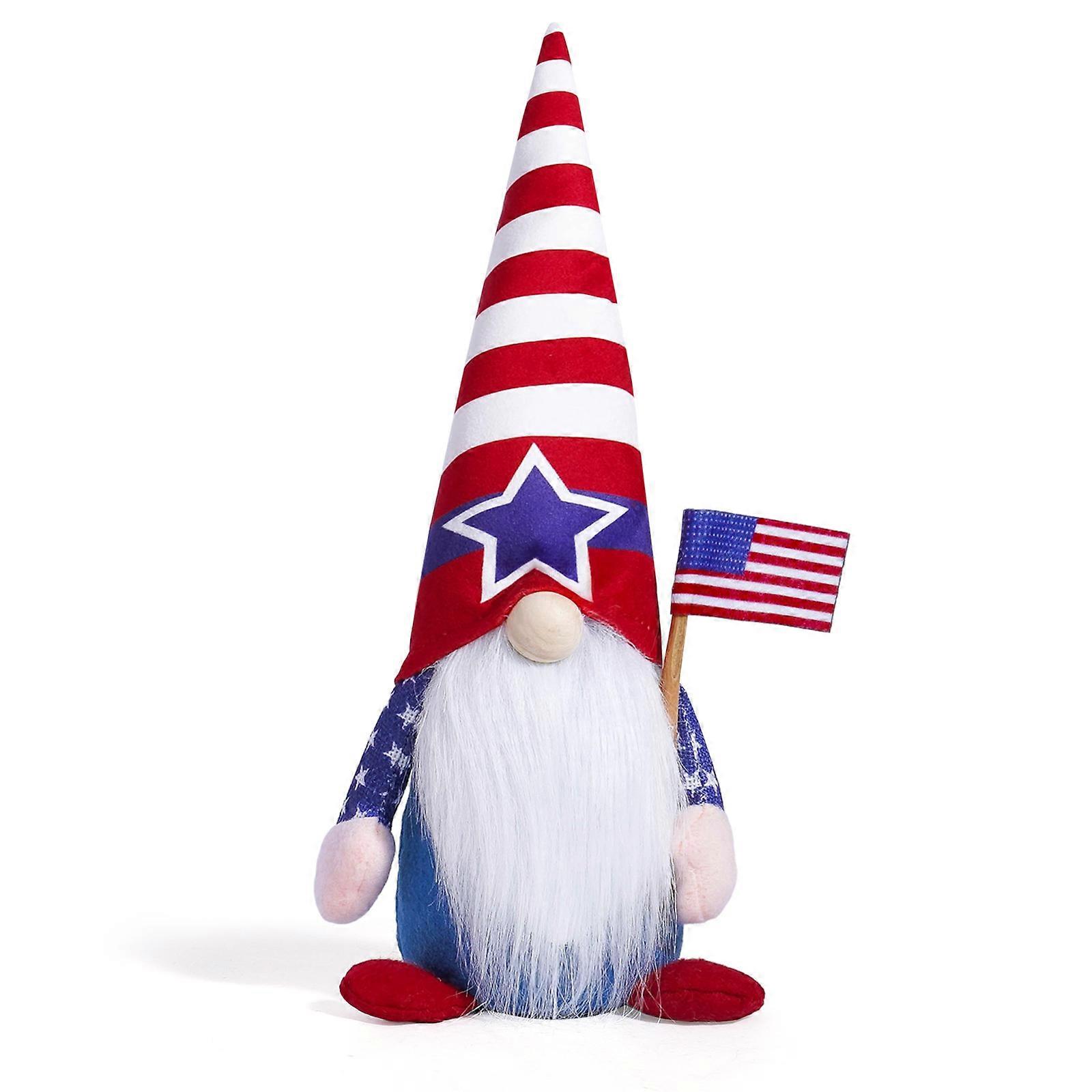 創造的な人形の装飾実用的な独立記念日ノームぬいぐるみ北欧の小人祭りの家のアクセントパーティーの装飾