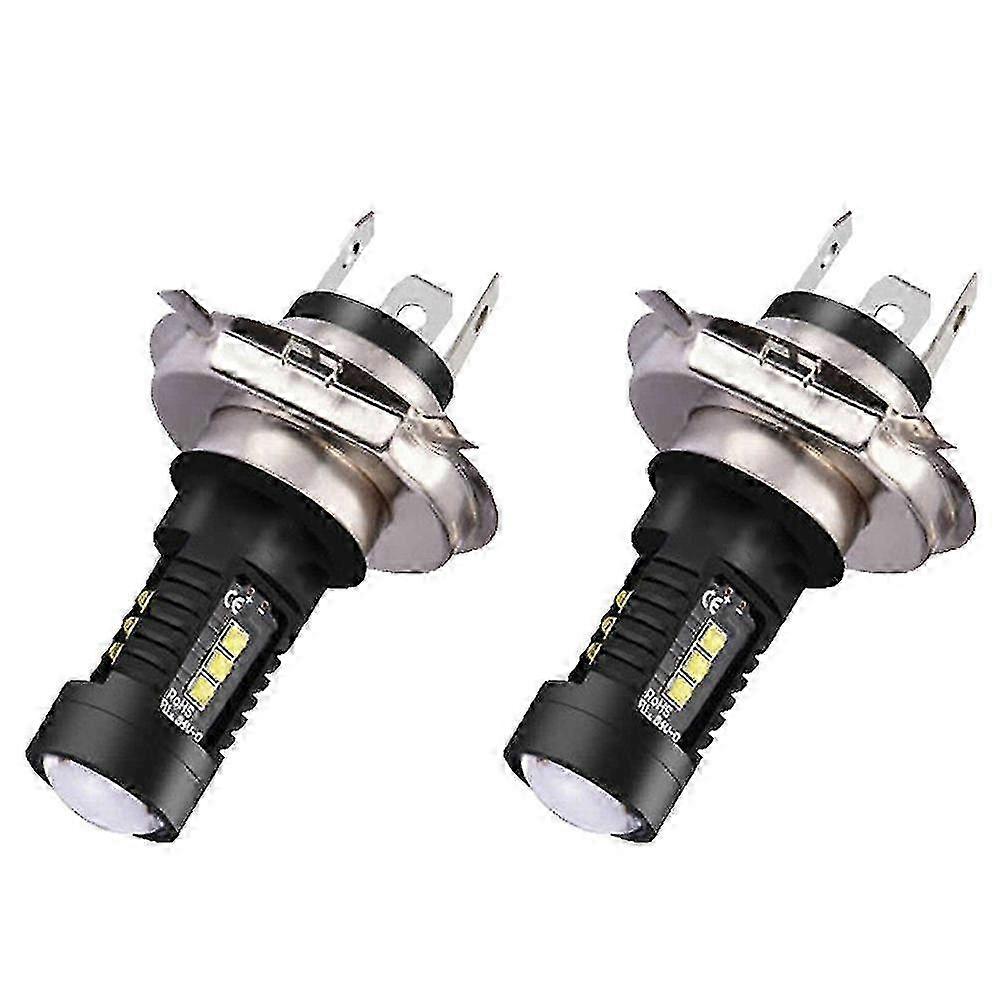 H4 LED Frontlyspærer 60W 6000K Nærlys & Tåkelys 2 Stk