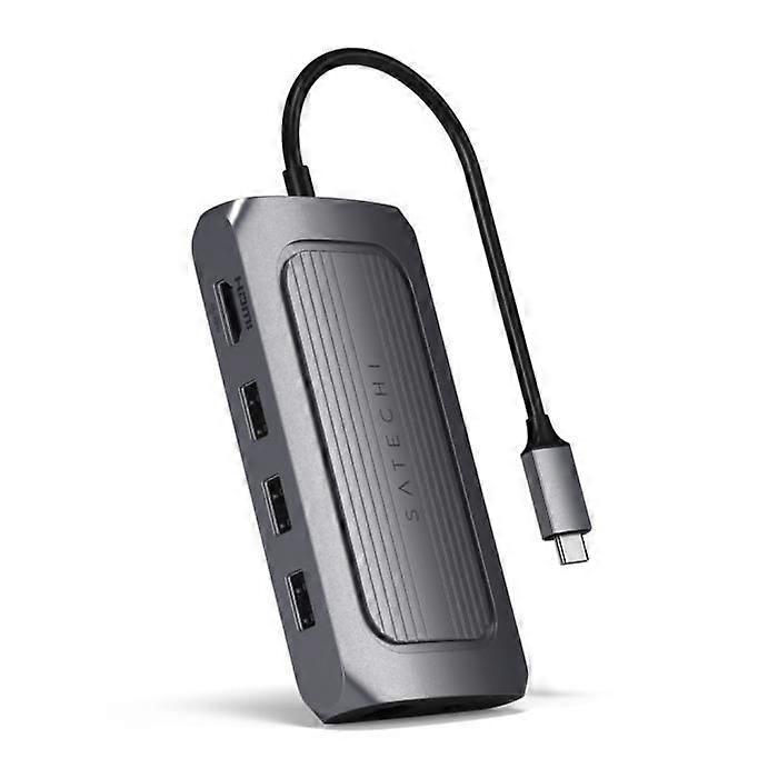 SATECHI USB4 MULTIPORT ADAPTER - USB-C LADEN, GIGABIT ETHERNET, DO