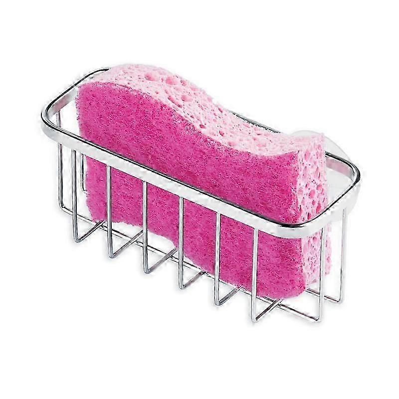 Stainless Steel Dish Sponge Holder Basket with Suction Cups
