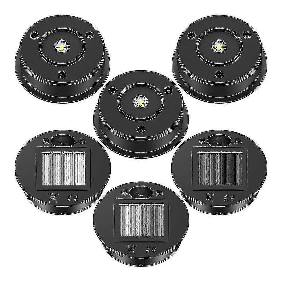 Replacement Top for 7-Piece Solar Lantern Set Including LED Solar Panel and Lid Lights Compatible with Out-a