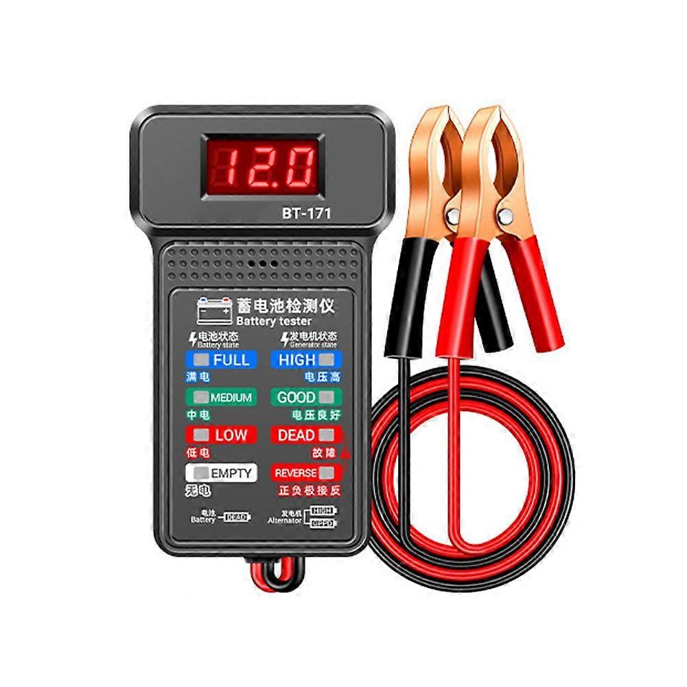 Digital Car Battery Tester Automotive Cranking Charging Test Analyzer 12V