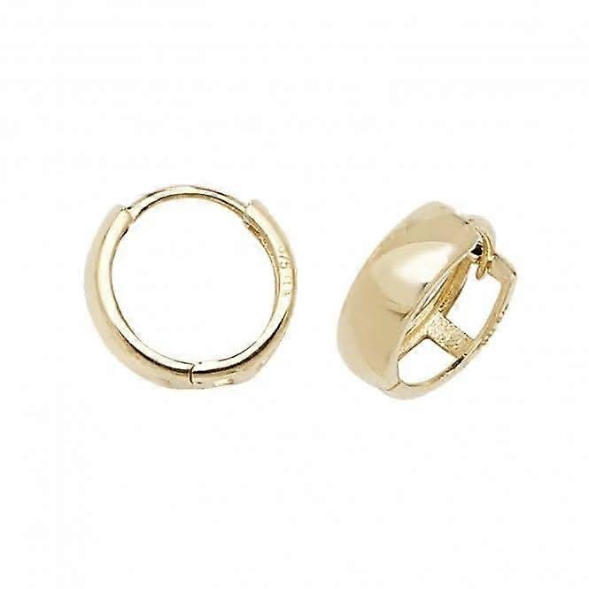 9Ct Yellow Gold Hinged Earrings ER1068