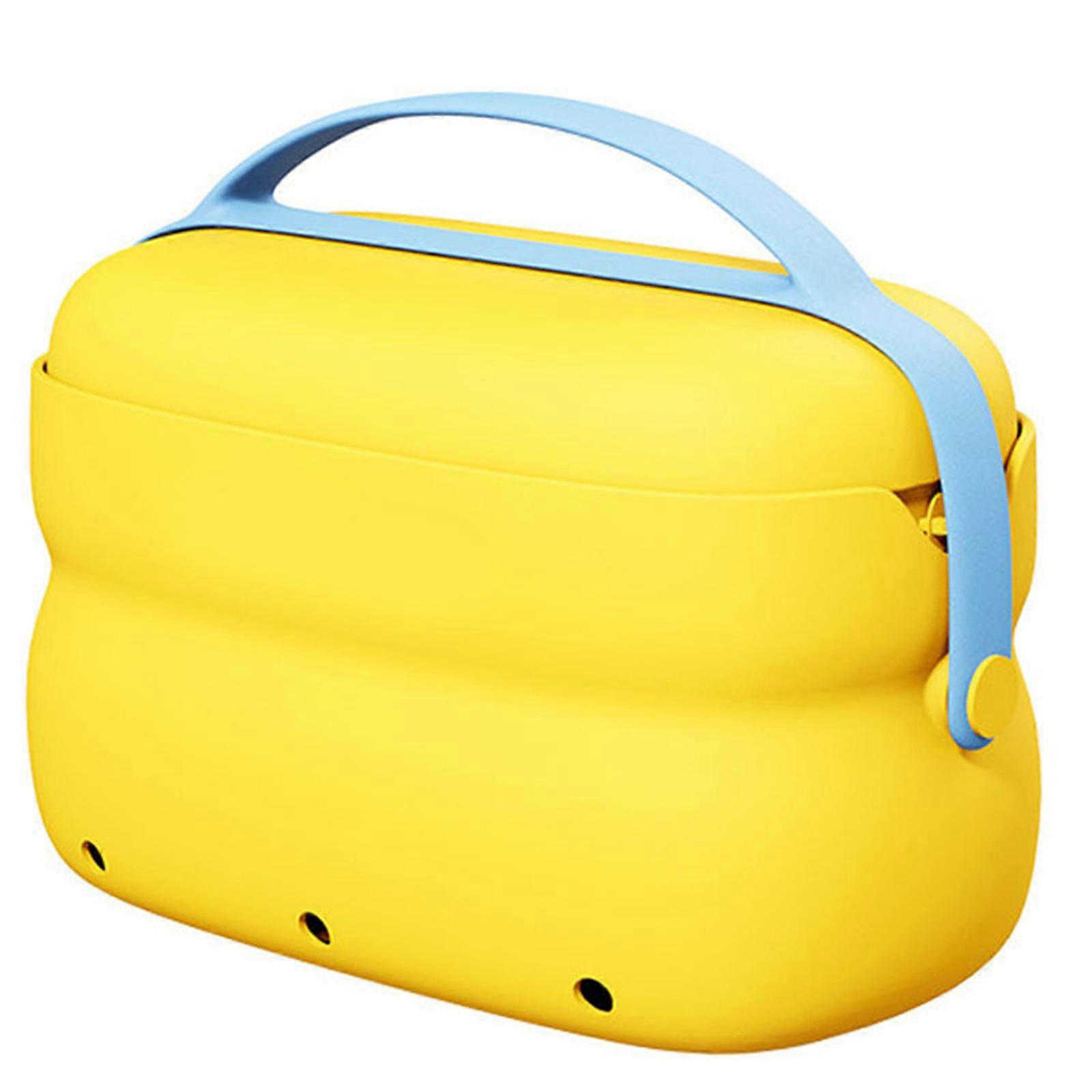 Travel Friendly Makeup Organizer Bag Large Capacity Wash Bags with Dry Wet Separation For Convenient Storage And Access Yellow