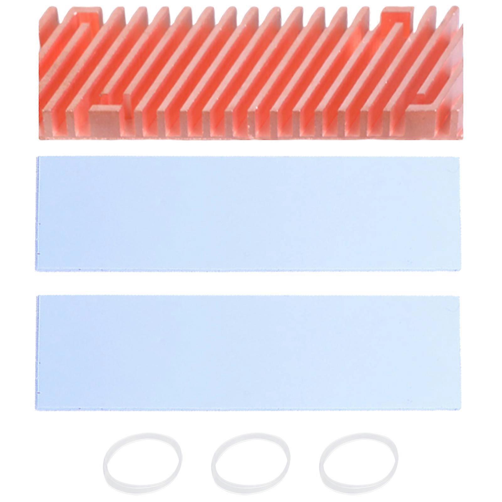 Copper M.2 2280 Heatsink Durability Cooling Pad for Efficient Heat Dissipation in Computer Systems