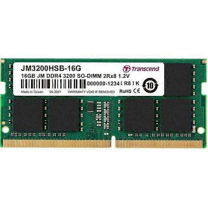 Transcend JM4800ALE-16G Modulo di Memoria per PC DDR5 16 GB 1 x 16 GB ECC 4800 MHz DIMM 288 pin CL40 JM4800ALE-16G