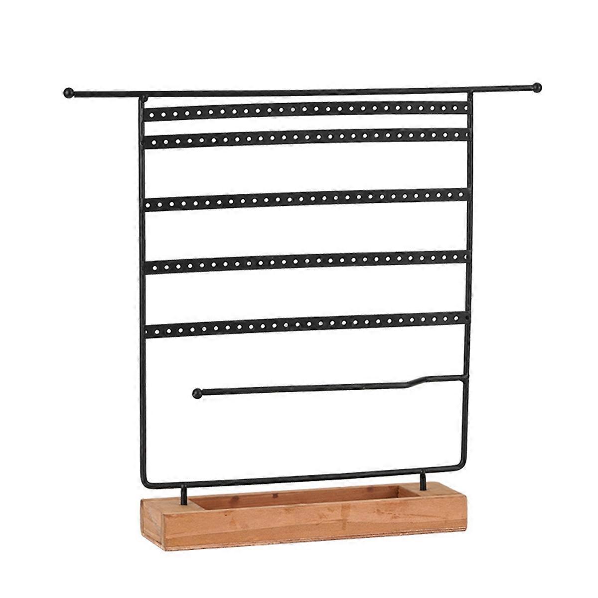 6 Tiers Earring Jewelry Rack Desktop Vertical Jewelry Display Rack