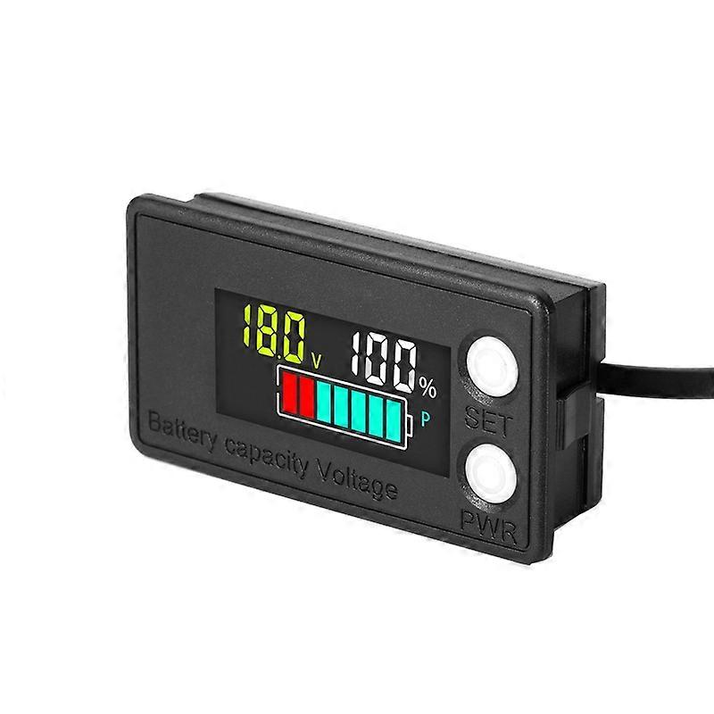 SUPNOVA LCD Color Screen DC Voltmeter Lithium Storage Battery Meter, Style: Waterproof Type