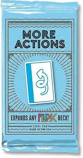 Fluxx More Actions Expansion Pack For Card Game