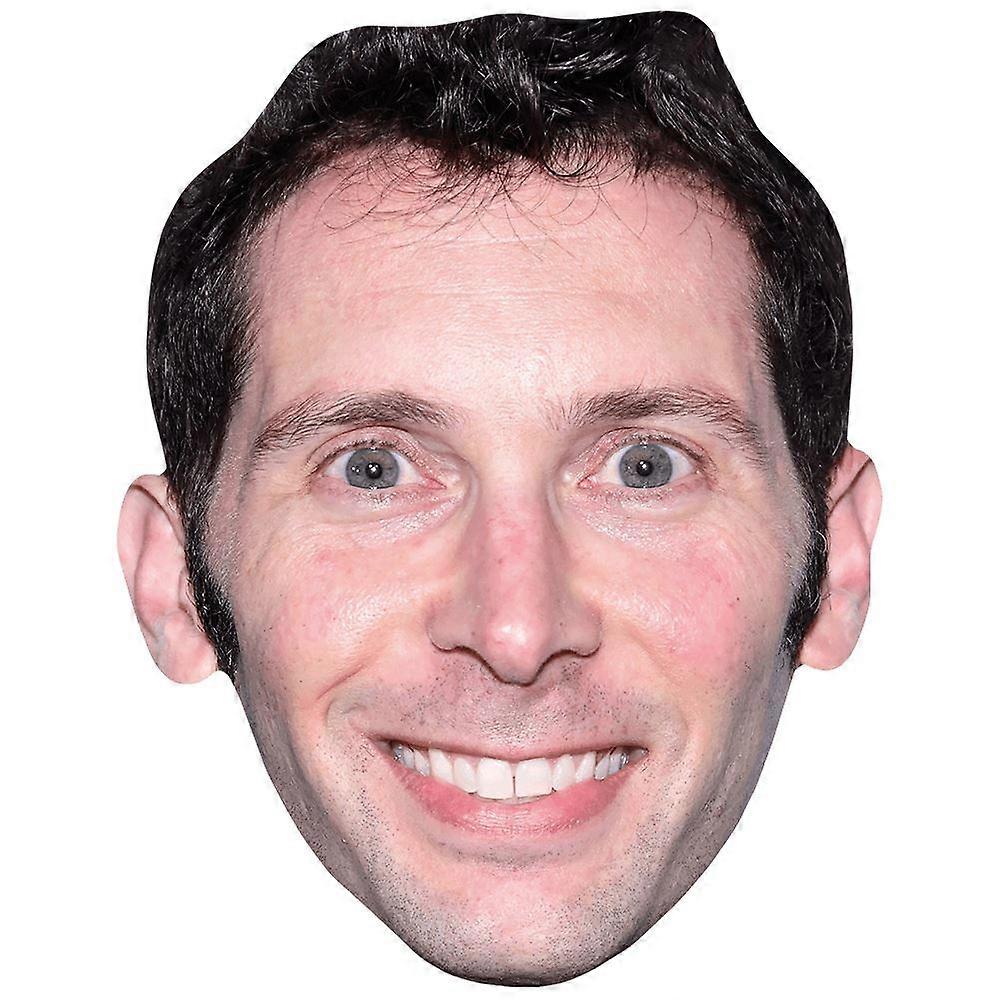 Justin Berfield (Smile) Celebrity Mask, Flat Card Face