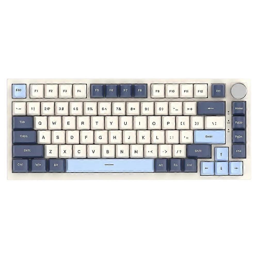 Mechanical Keyboard K85 with Magnetic Switch, RGB Hot-Swappable, Metal Knobs, FPS Compatible, Blueberry Color