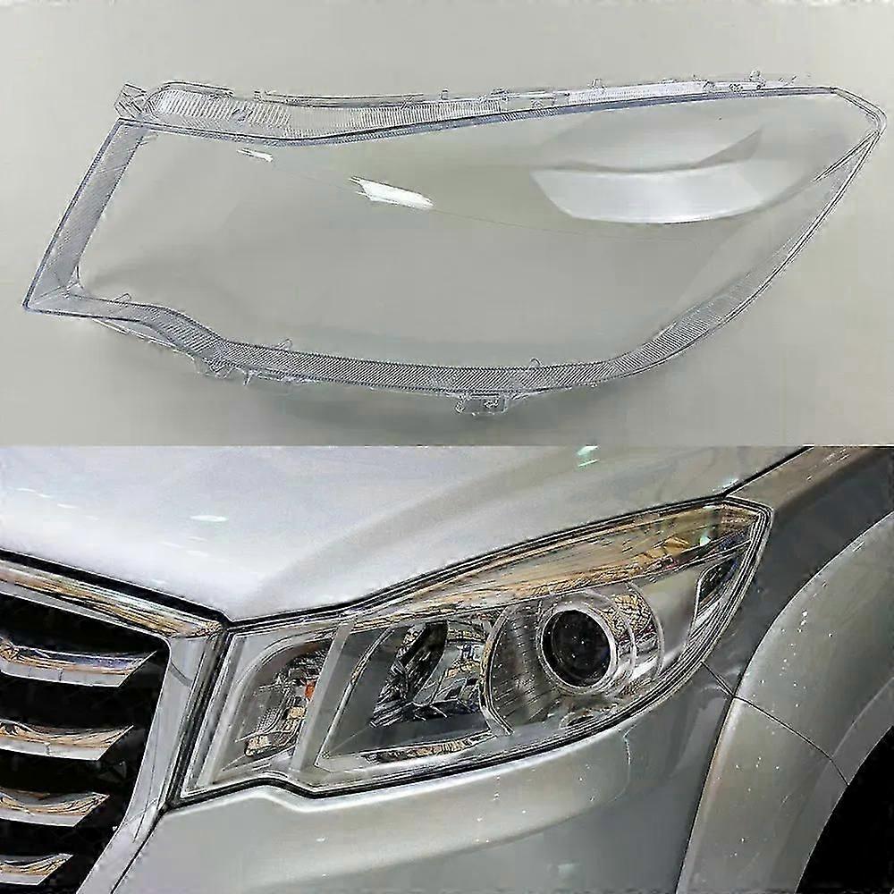For Great Wall Wingle 6 Headlight Cover Transparent Lamp Shade Headlamp Shell Lens Replace Original Lampshade Plexiglass