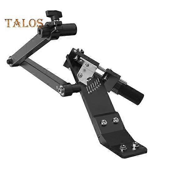 Lawn Mower Blade Sharpener Jig Easy Installation Mower Sharpener with 4 Adapters Adjustable Sharpening Frame for Straight Blades Standard Blades