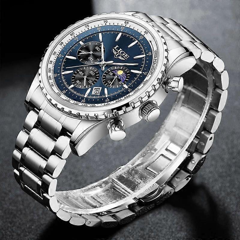 MODAIYA Orologio da uomo classico Orologio al quarzo di marca di lusso Cinturino in silicone da uomo Orologio milare Relogio Masculino 2025  1511