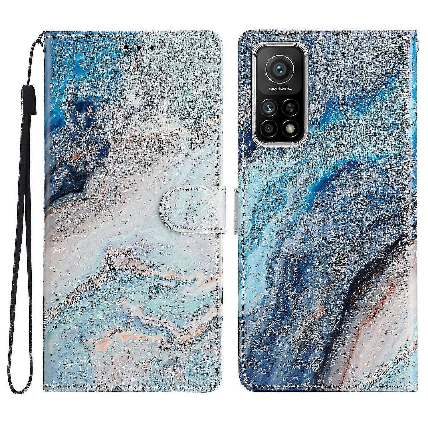 For Xiaomi Mi 10t 5g / Mi 10t Pro 5g / Redmi K30s Pattern Printing Wallet Case Pu Leather Stand Flip Folio Phone Cover With Strap