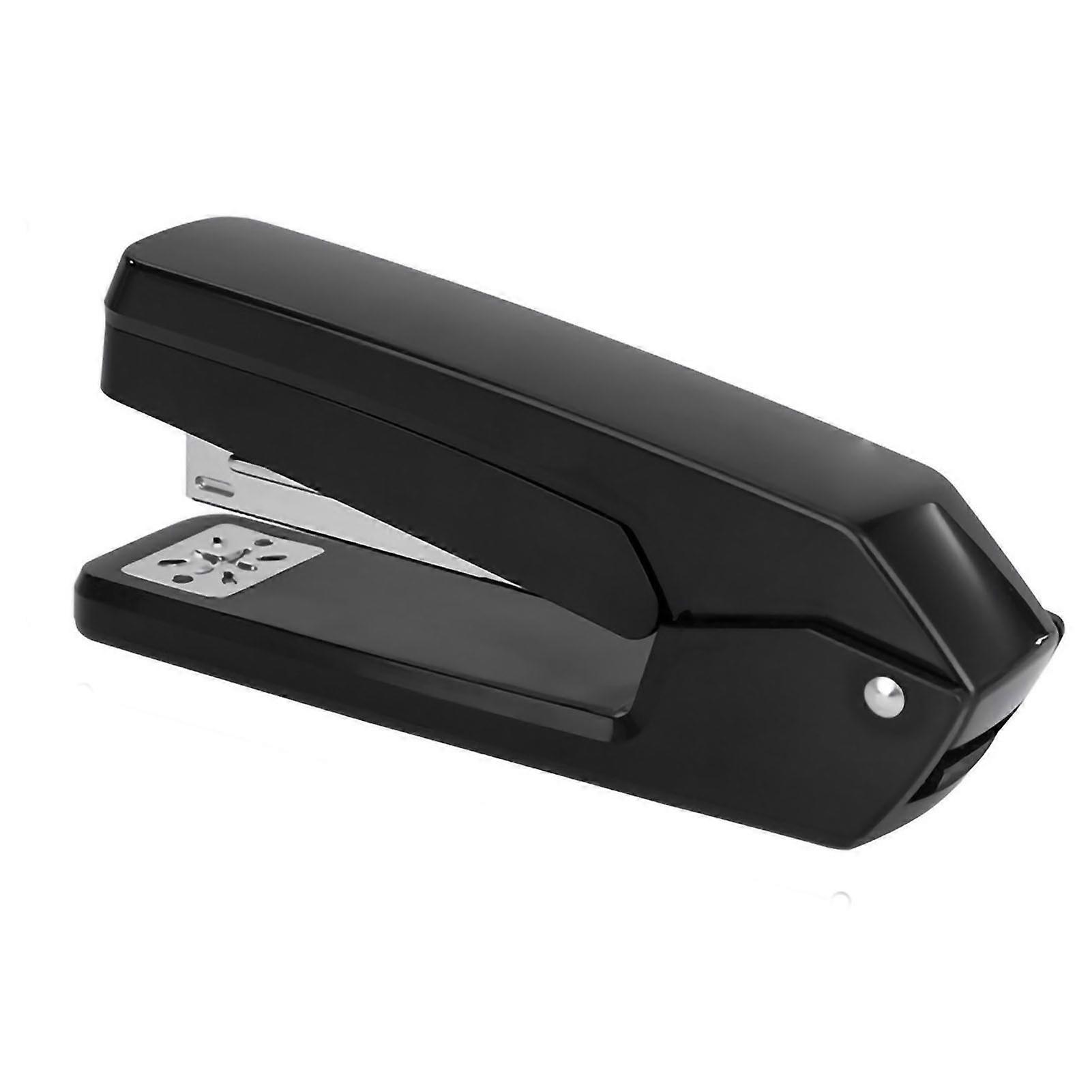 Swing Stapler ABS Metal Material 50 Pcs Paper Fastener 20 Sheets Capacity Desktop Staplers for Office School Black