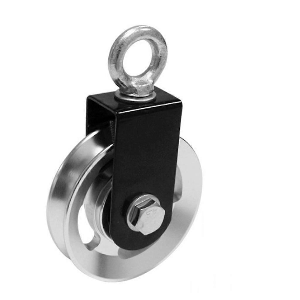 Swivel Pulley Block Cable Machine DIY Pulleys Cables Roller Guide 73mm