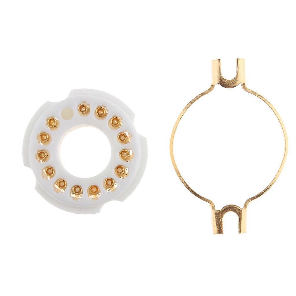 ボード用金メッキ14ピン真空管ソケットバルブ