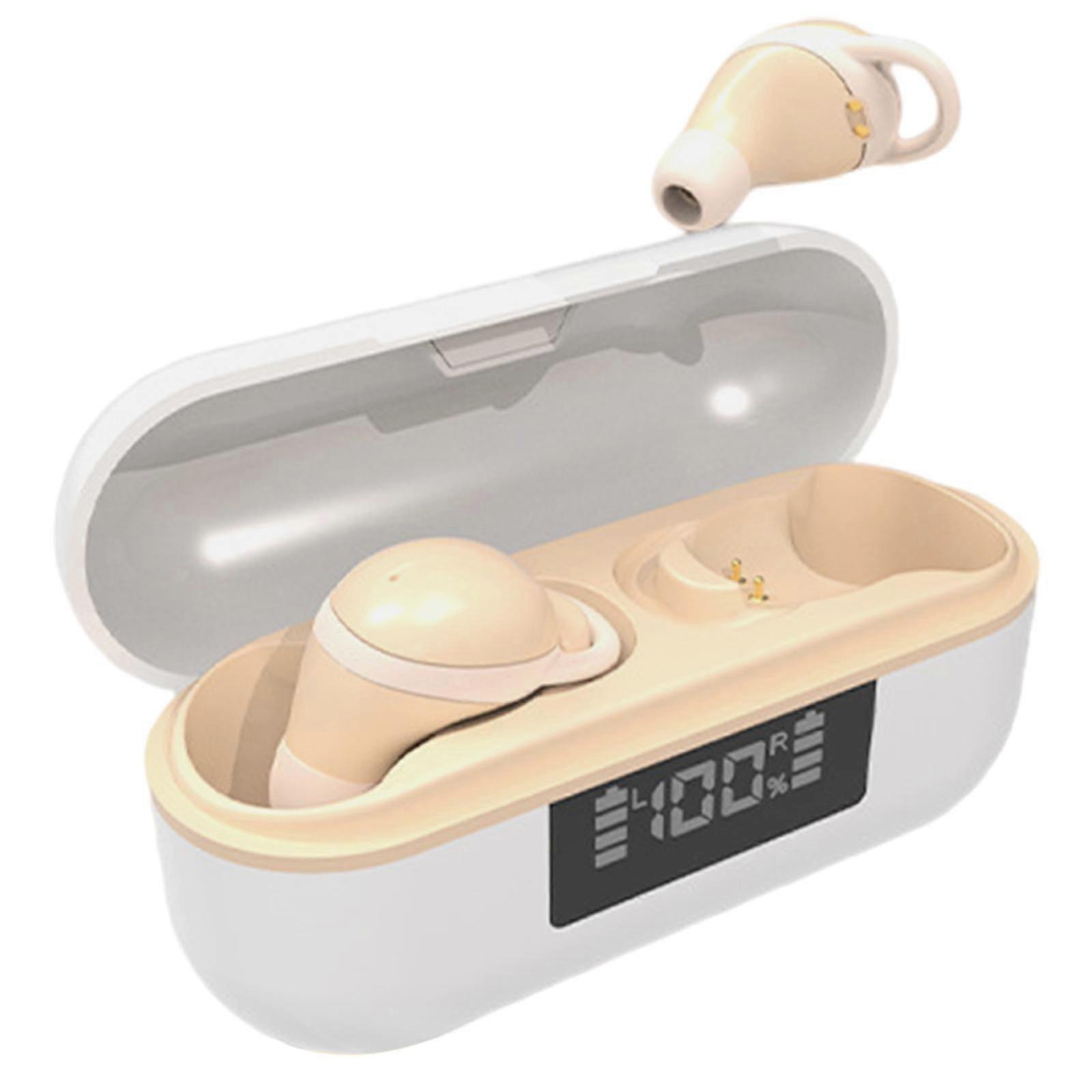 Casque Bluetooth True Wireless Invisible In-Ear Bluetooth 5.2 Blanc