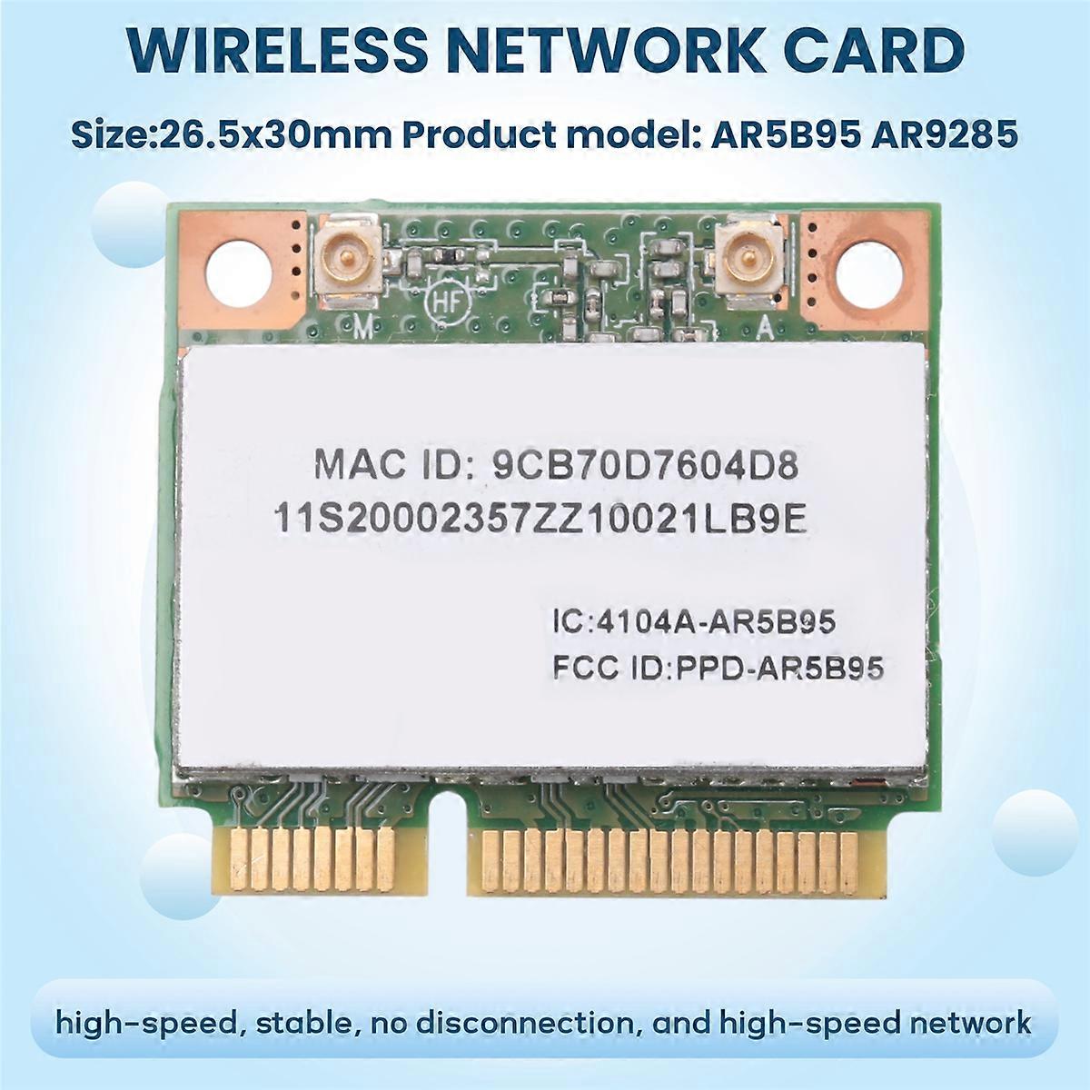 for Z370 Y460 G470 Z470 Z560 AR5B95 2.4G 150Mbps