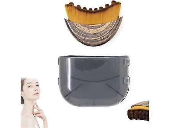Perie de față cu contur limfatic, perie de față cu periaj uscat, masaj de drenaj limfatic pentru sculptarea feței, bărbiei și maxilarului pentru femei, design ergonomic