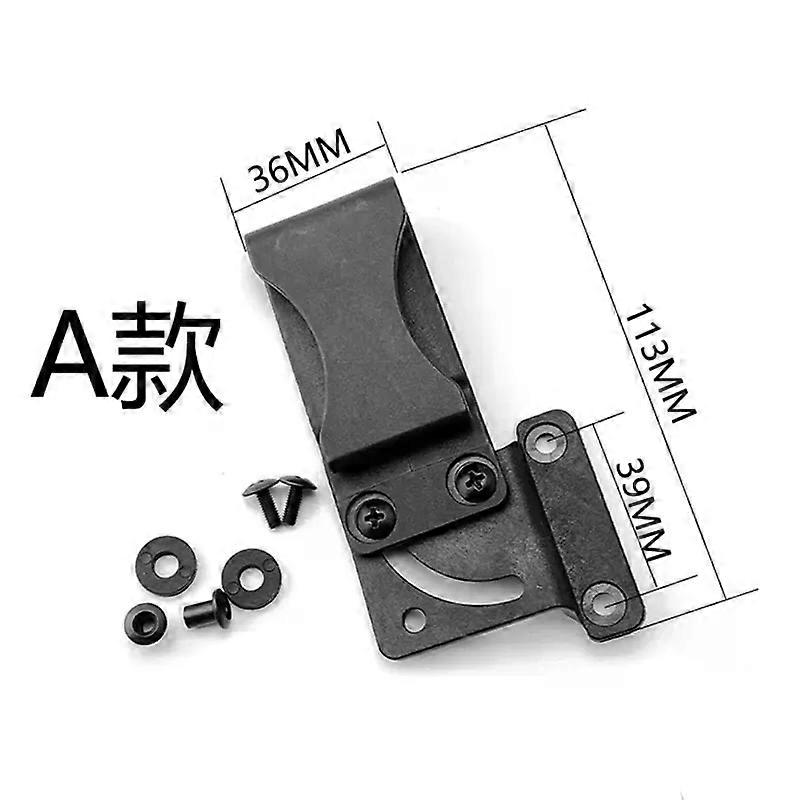 HaKeLai  New Universal K Sheath Waist Clip KYDEX Making Scabbard Clip K Sheath Accessories Carry KYDEX Sheath Tool with Screws