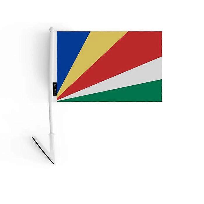 Adhesive flag - Seychelles - 14 x 21 cm - Polyester - 5 pieces - Double-sided
