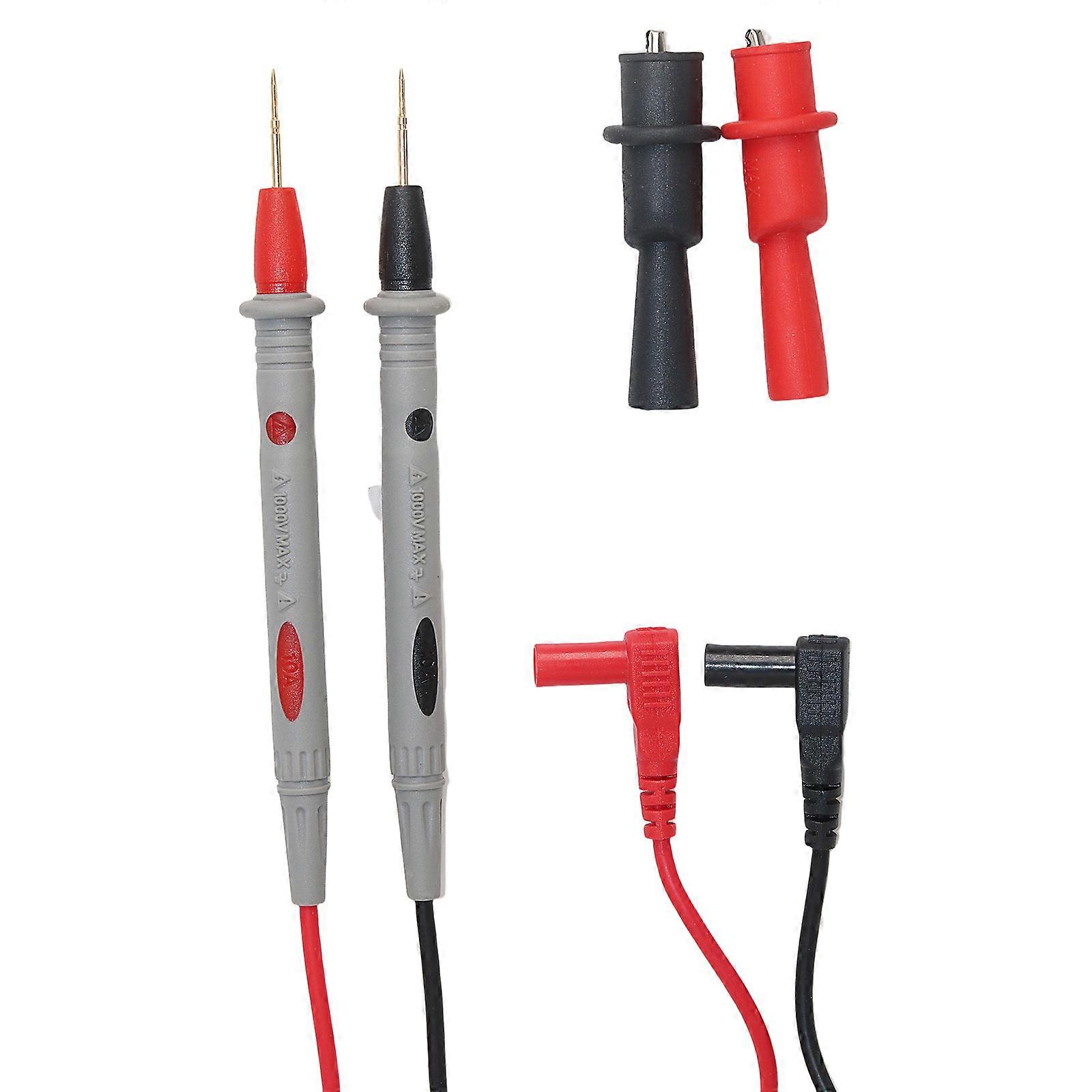 Soft Silicone Multimeter Leads with Antislip Grip for Engineers and DIYer Enthusiasts Electronic Device Fault Diagnosis