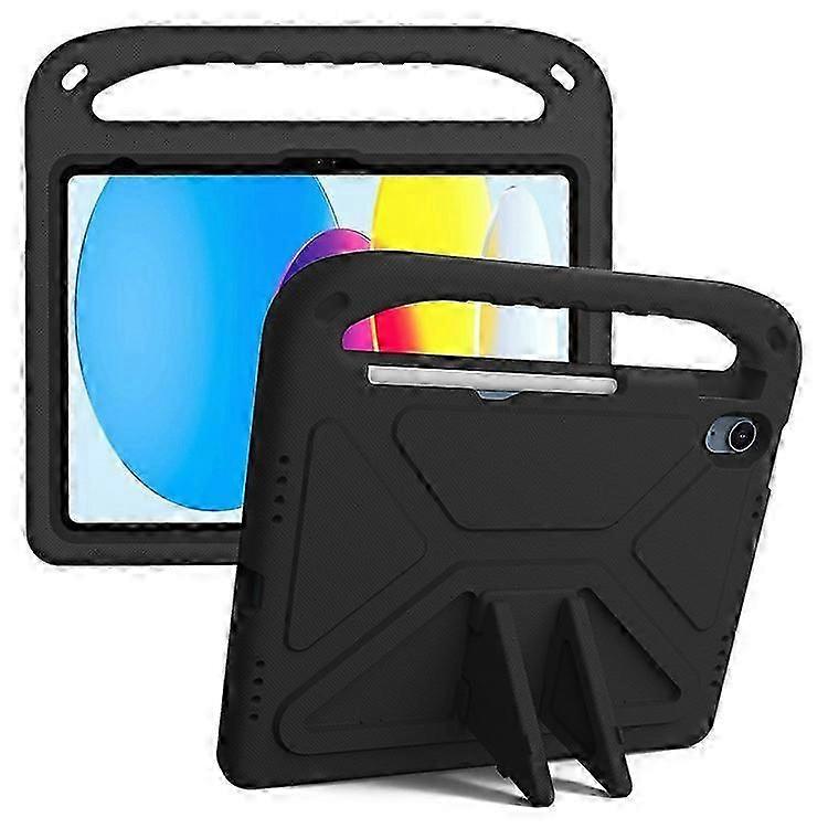 Compatible For 10.9 (2022) Portable Hand Grip EVA Tablet Case Foldable Kickstand Shockproof Protective Cover