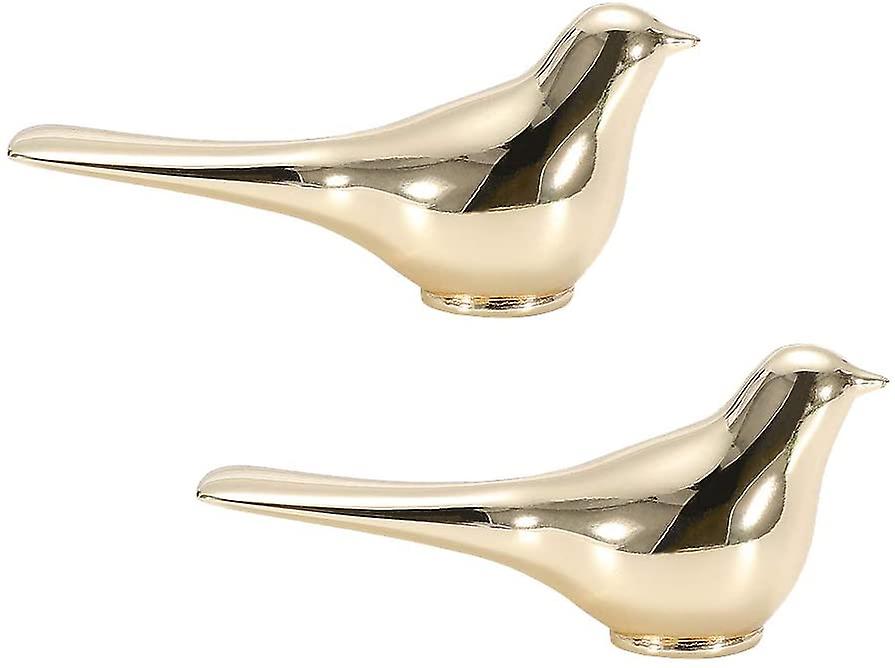 2pcs Zinc Alloy Cabinet Door Drawer Knobs Cupboard Closet Door Knobs Bird Shape Pull Knobs