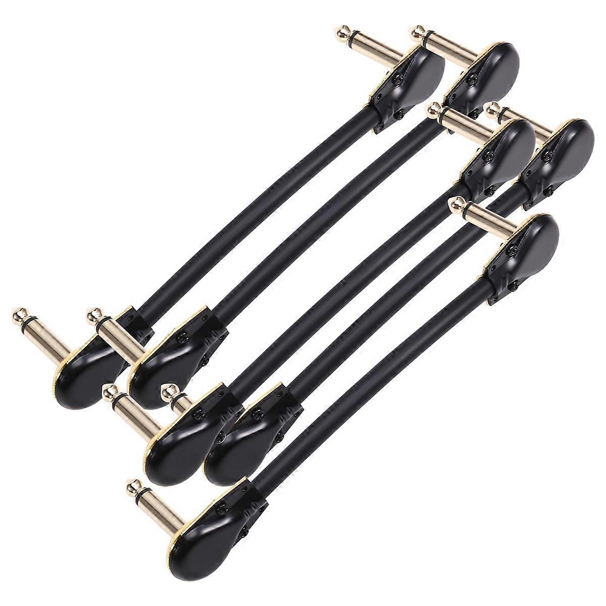 Guitar Line Effect Device Connects Wire Double Flat Head Anaerobic Audio Line Pedal Instrument Jack