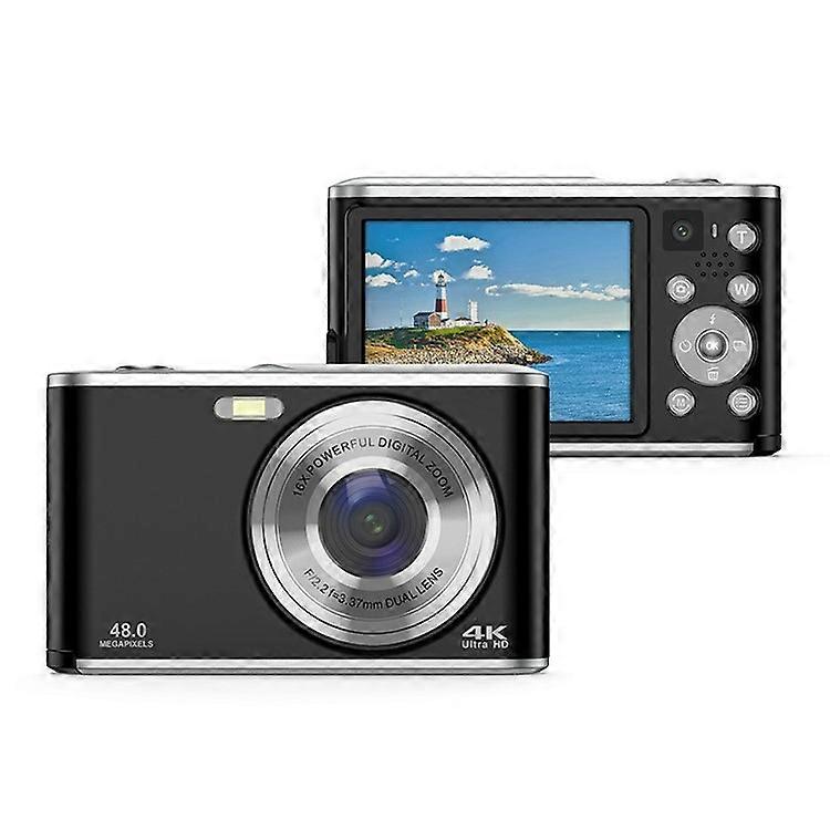 DC306L-AF Dual Lens HD Digital Camera Auto Focus 16X Zoom Vlogging Camera for Teens