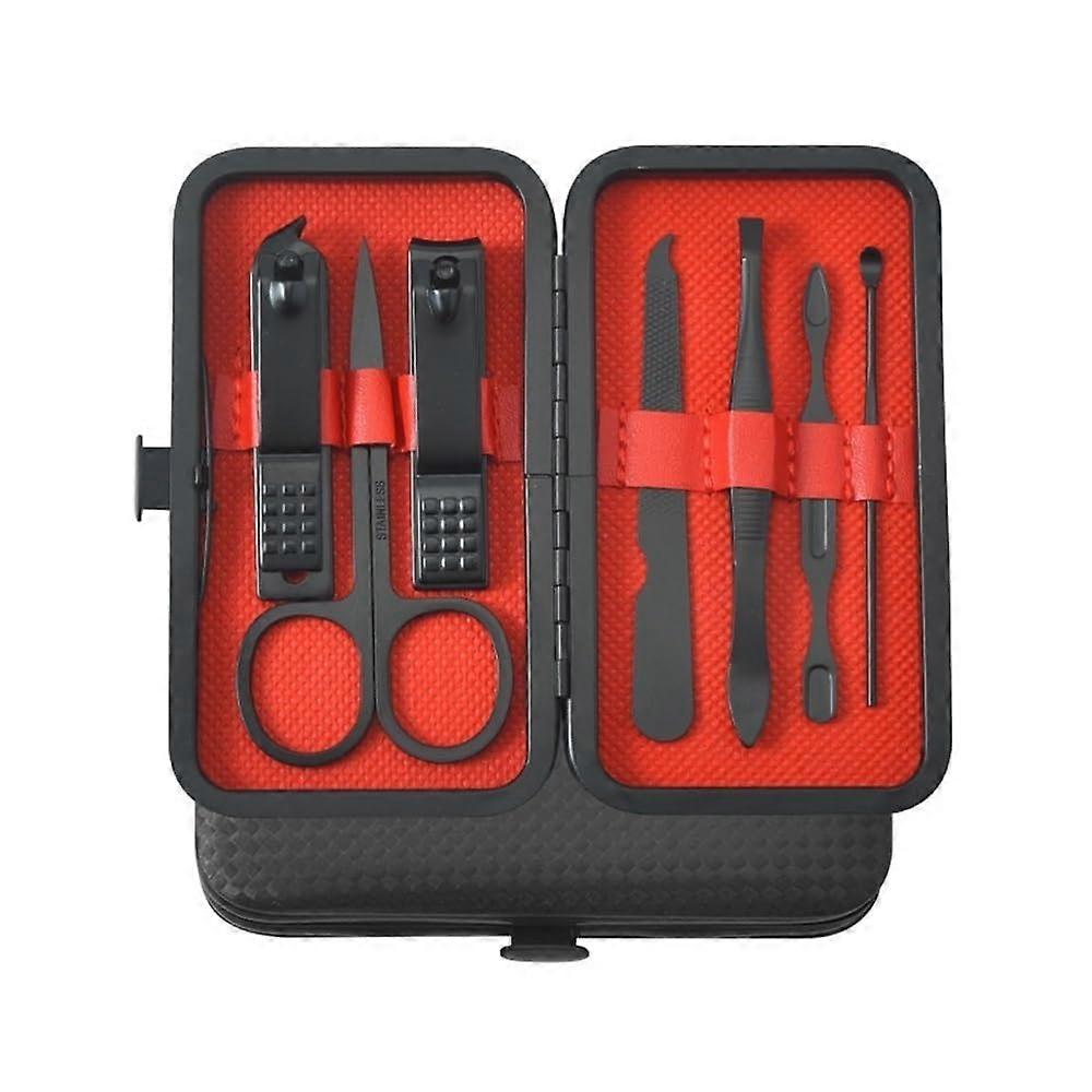 Professional Black Nail Clippers Kit Ultra Sharp for Men and Women