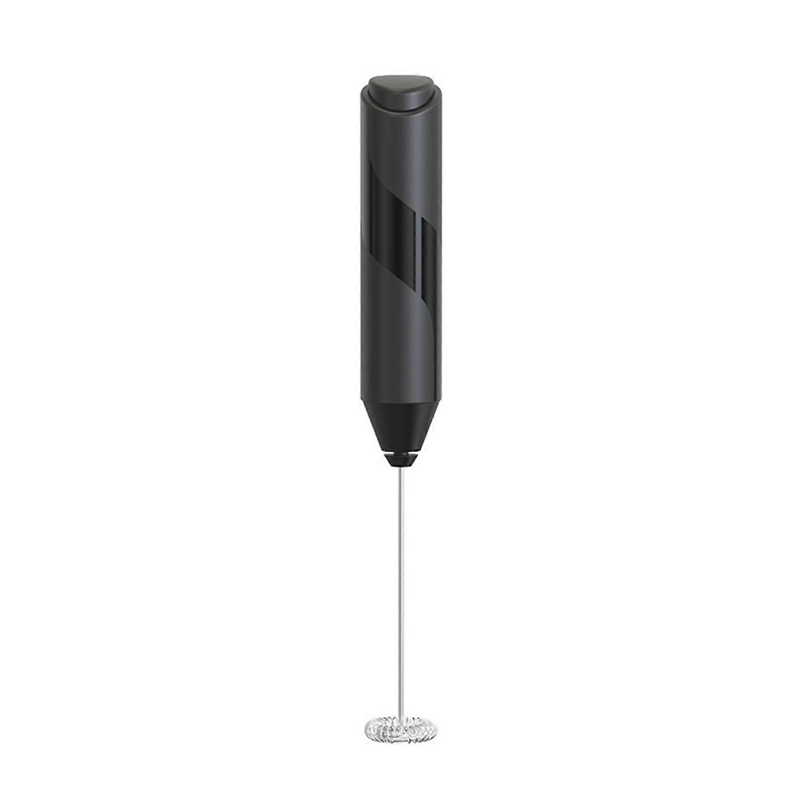 Portable Milk Frother with Ergonomic Handle Electric Whisk for Lattes Cappuccinos Handheld Battery Operated Eggs Beater