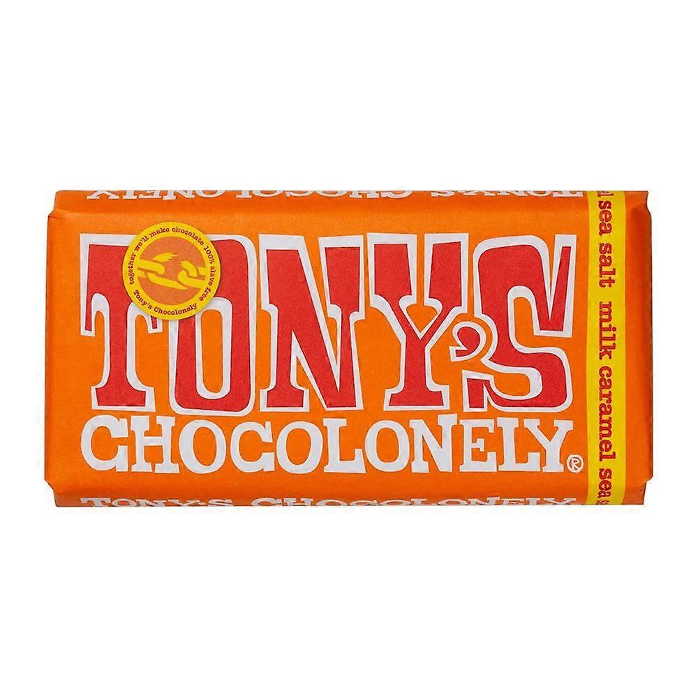 Tonys Chocolonely Milk Chocolate Caramel Sea Salt 180g