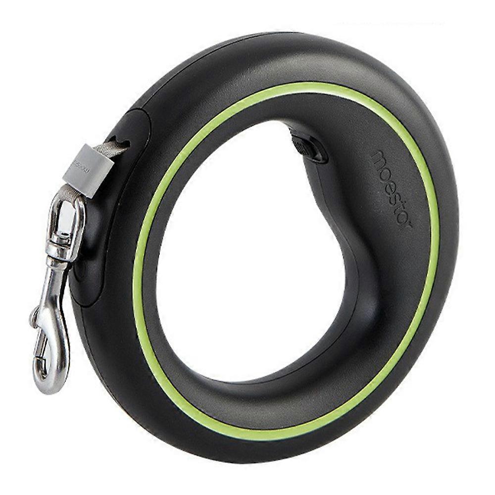 MOESTAR 3m UFO Retractable Dog Leash with Ring Shape Handle,No Light