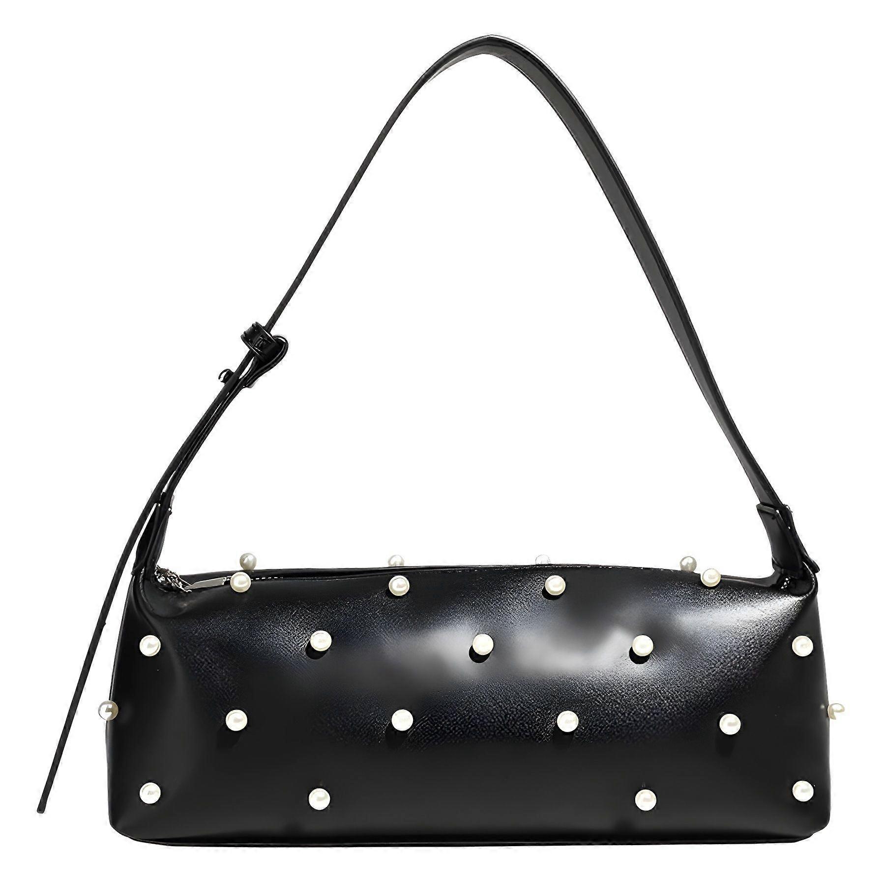 Black Pearl Underarm Commuter Shoulder Bag