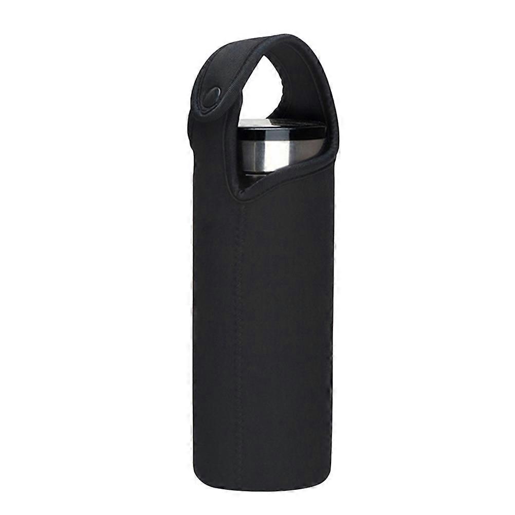 Neoprene Thermal Insulation Bag with Buckle Handle for Hot and Cold Drinks, Flat Rubber Bottom Protective Carrier for Daily and Outdoor Use