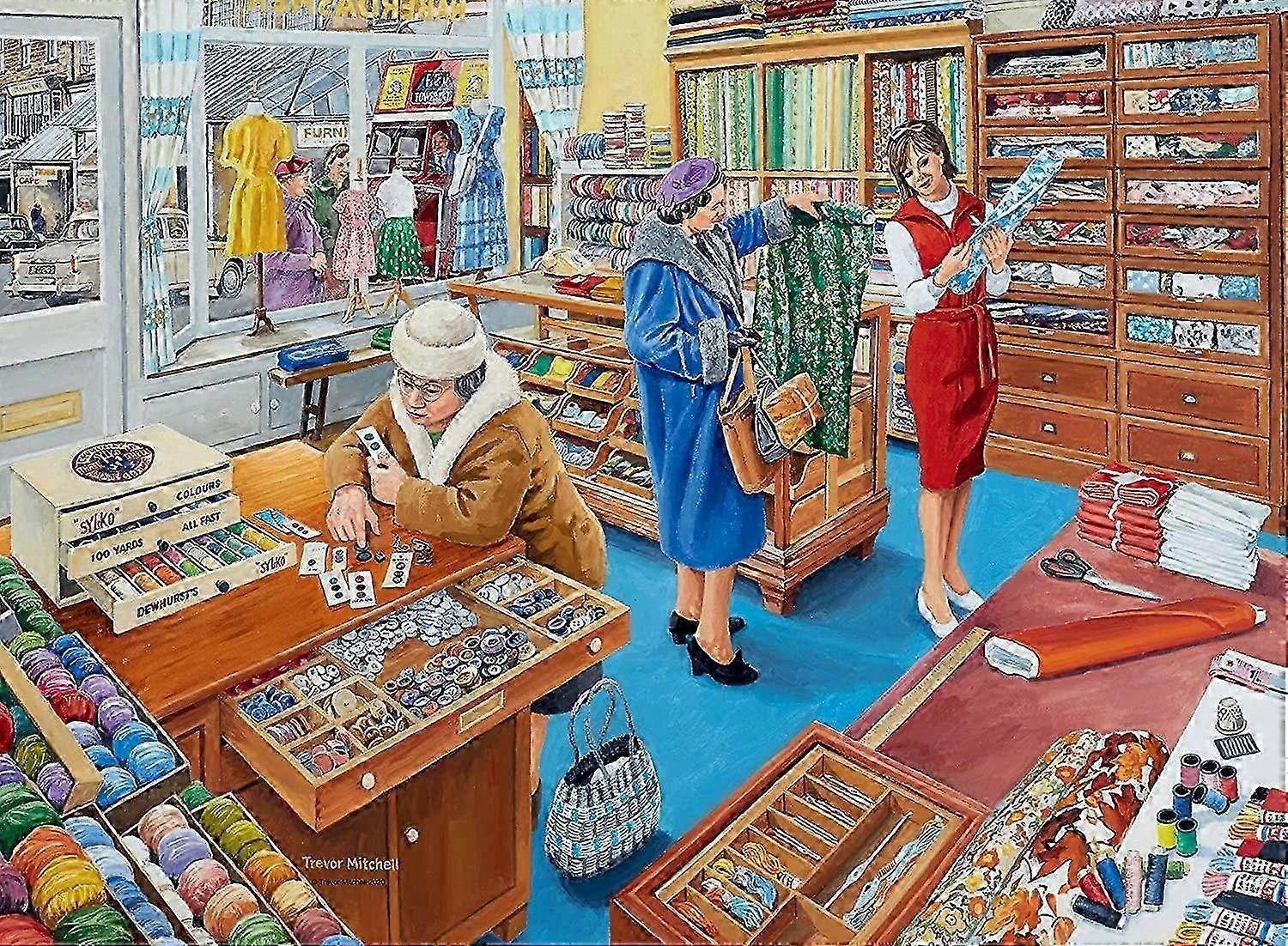 At Work, The Haberdasher Jigsaw (500 Pieces)