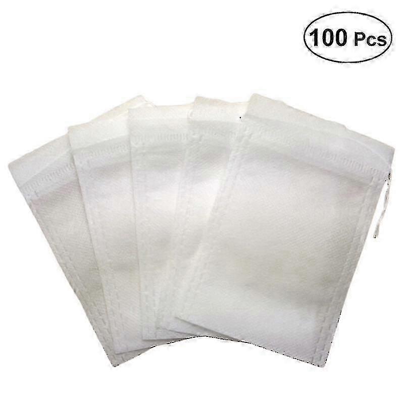 55X70mm 1 Tea Strainers Disposable Tea Filter Bags, Drawstring Filter Empty Bag Non- Woven Tea Bags