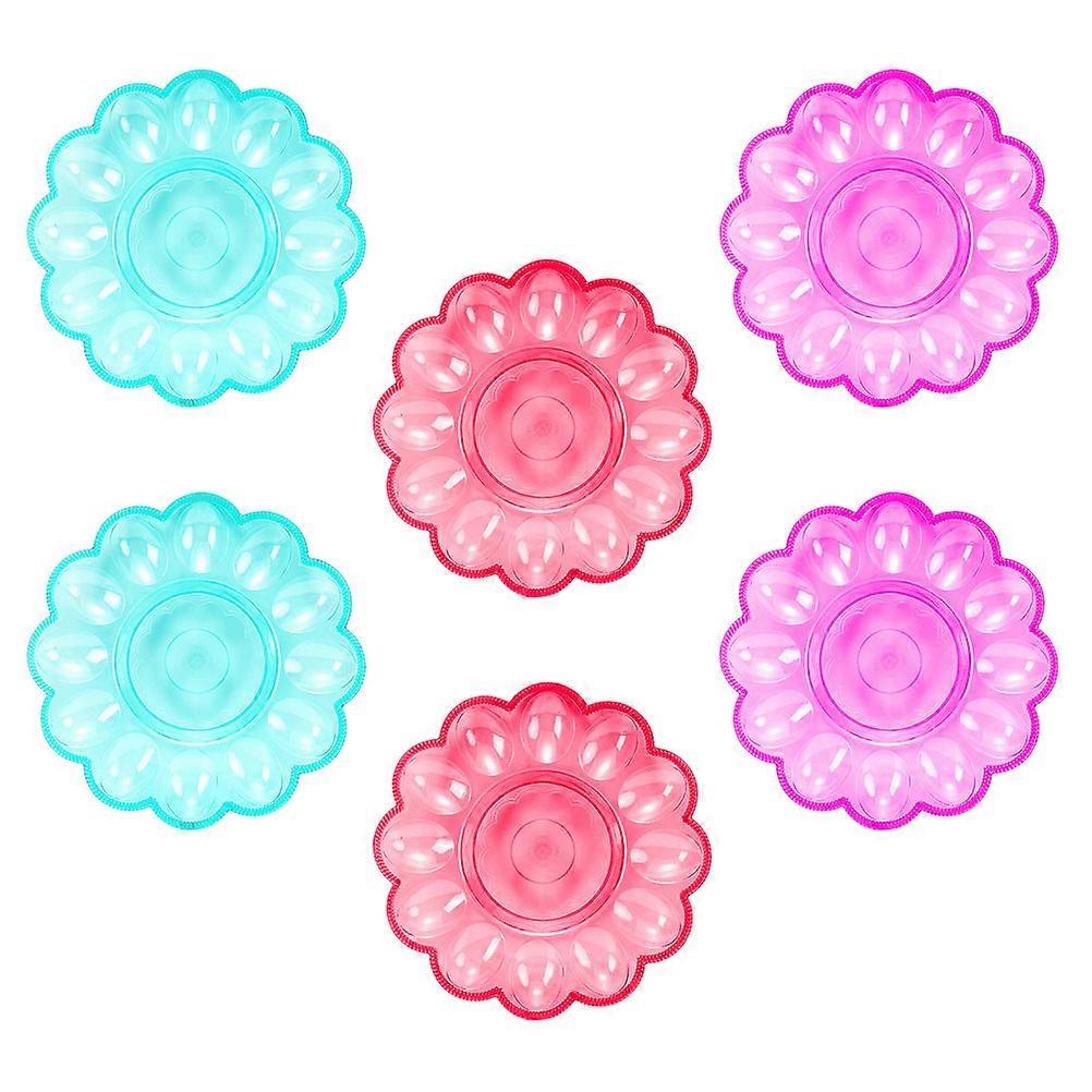 Durable Egg Plates with Practical Design for Home and Camping Convenience