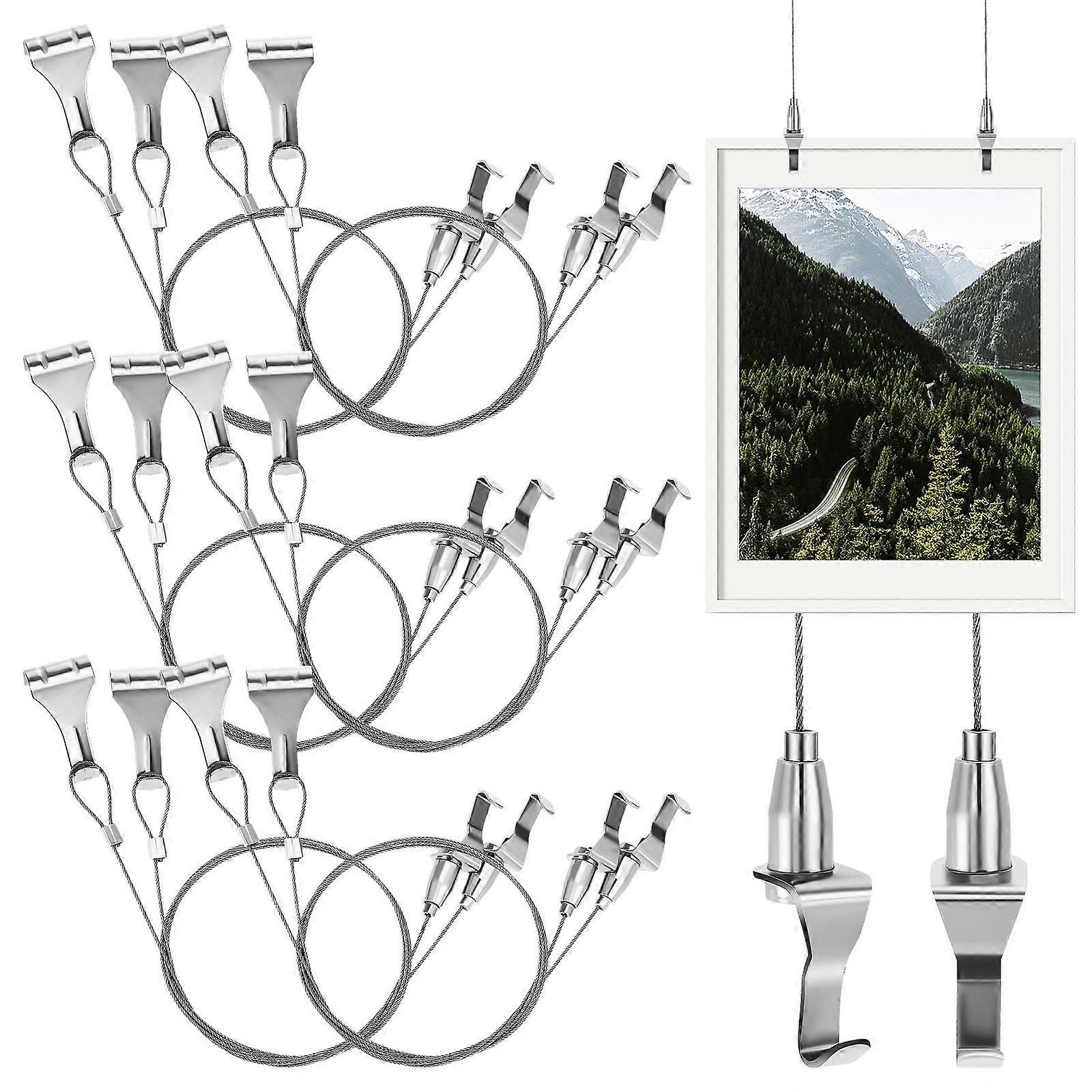 Flexible Art Hanging Solution, Gallery Hook Set with Easy Installation Features