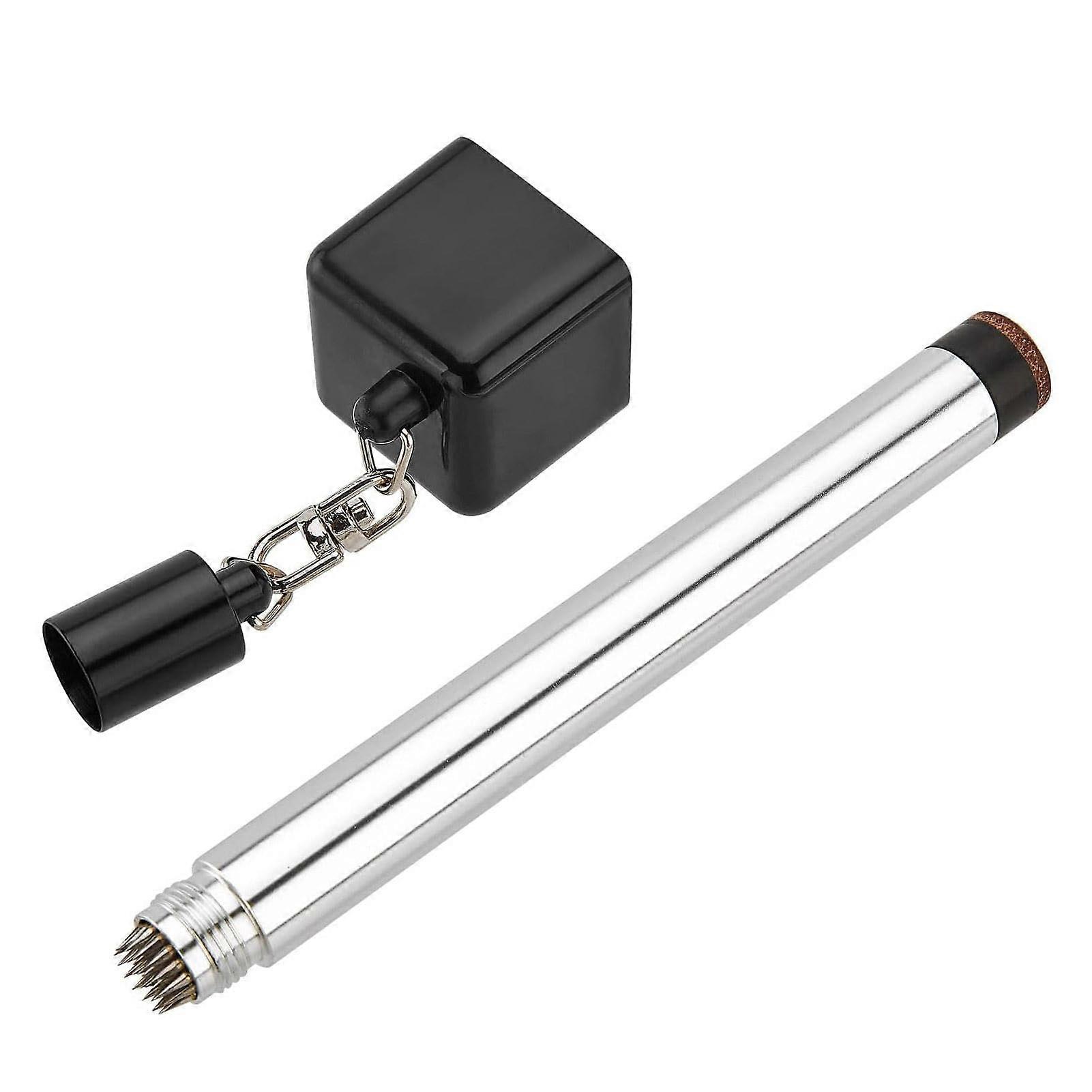 Pool Cue Tip Tool, Metal Pool Cue Tip Shaper for Billiard Lovers, Accessory for Men, Friends, and Billiard Clubs
