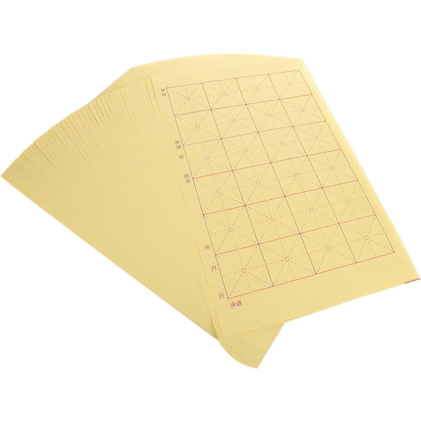 Traditional Writing Paper with Grid Lines, Moderately Thick for Enhanced Durability