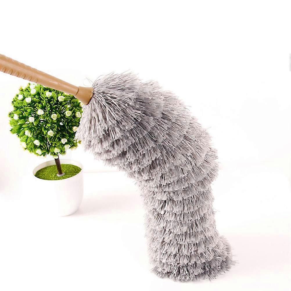 Duster Cleaning Retractable Curved Dust Removal Dusters Microfiber TV Cabinet Reusable 1Set