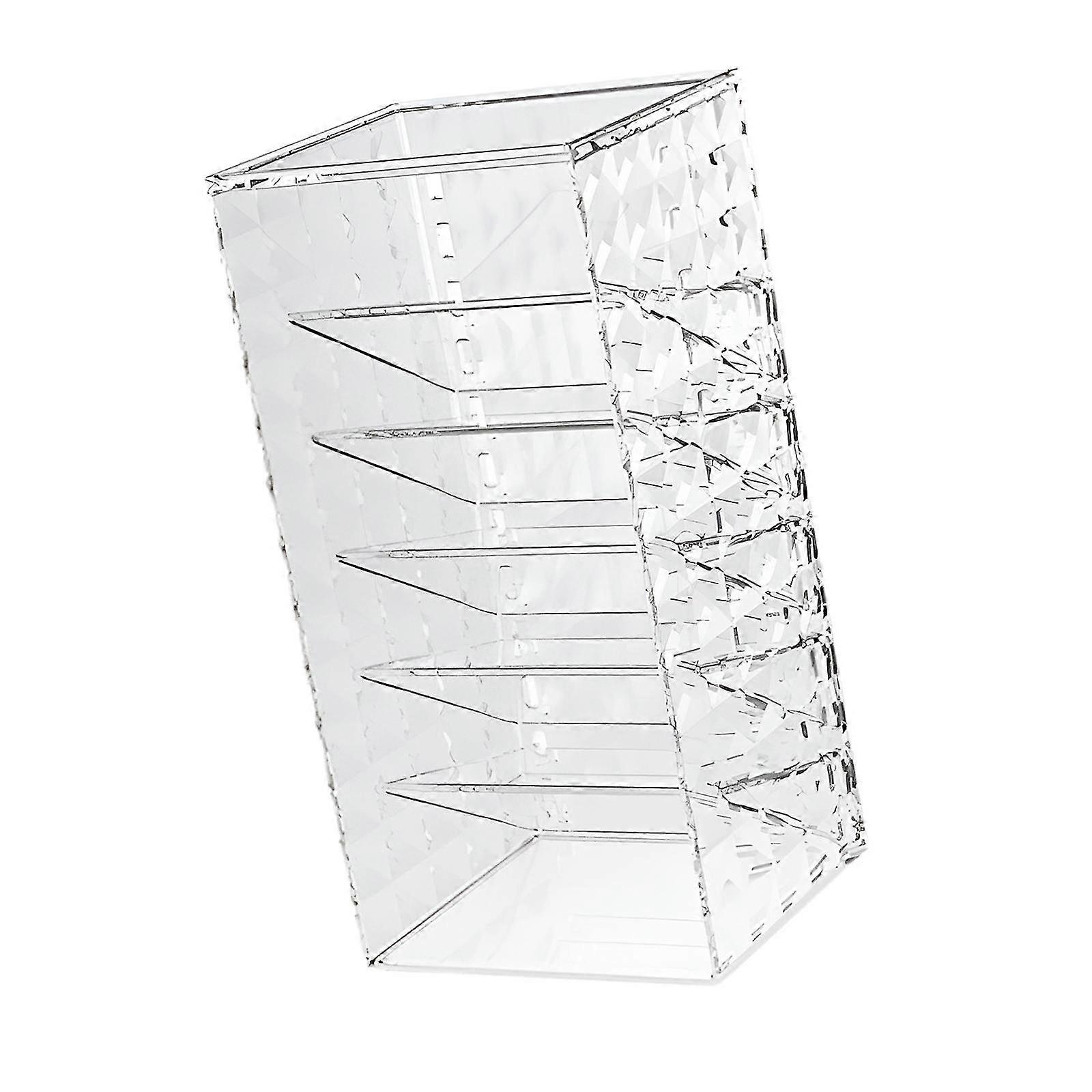 Home Bathroom Rack Organizer for Lipstick and Cosmetics Storage, Suitable for Various Makeup Collections in Green