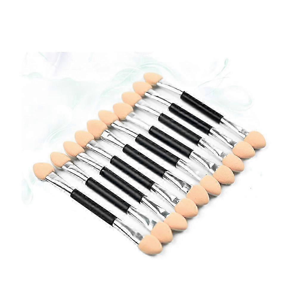 10 Pcs Sponge Eyeshadow Brush Set, Compatible with Various Brands, Perfect for Applying Eyelight Shadow and Eyeshadow