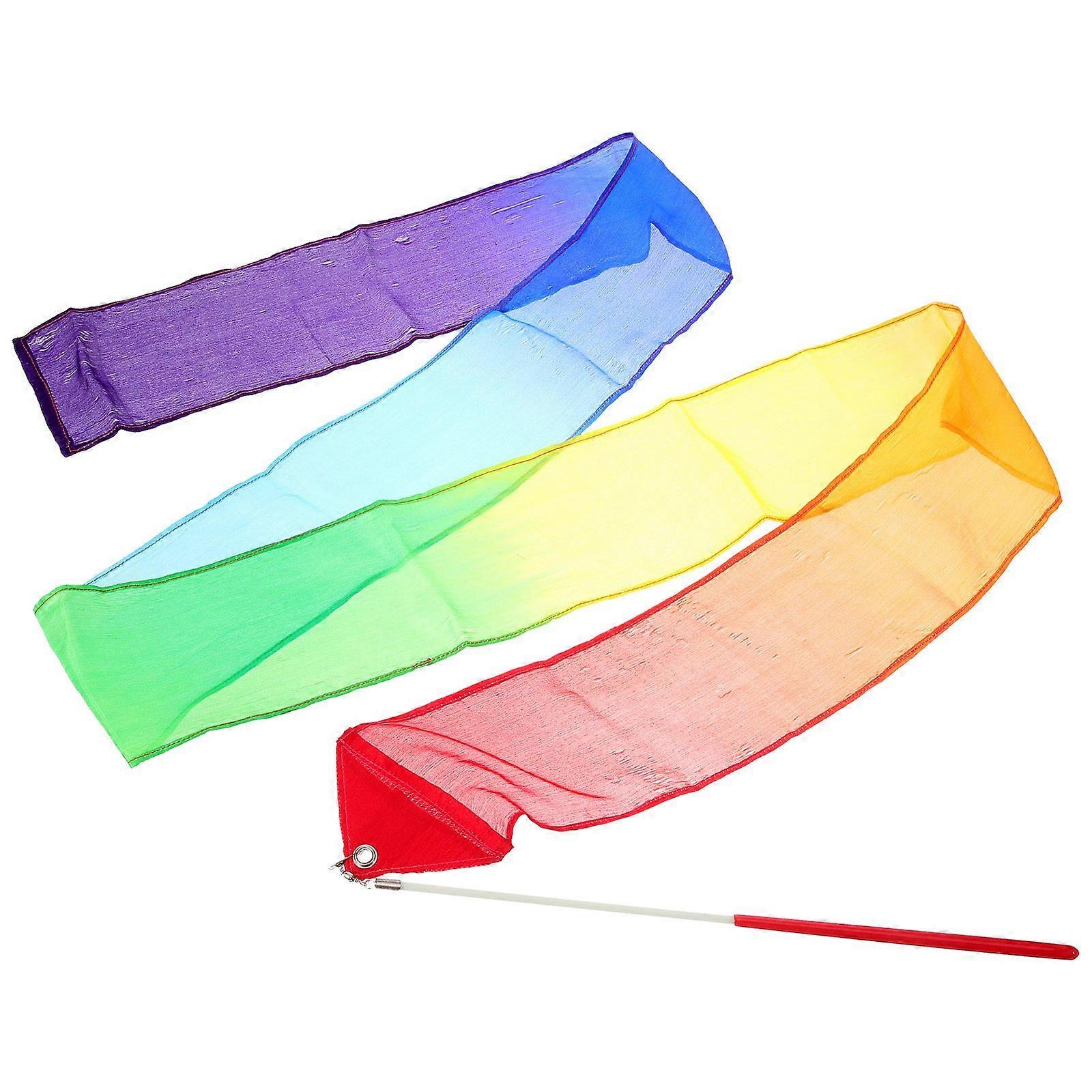 Gimnastică Dans Panglică Copii Efectuarea Streamer Dance Performance Ribbon Copii Ribbon