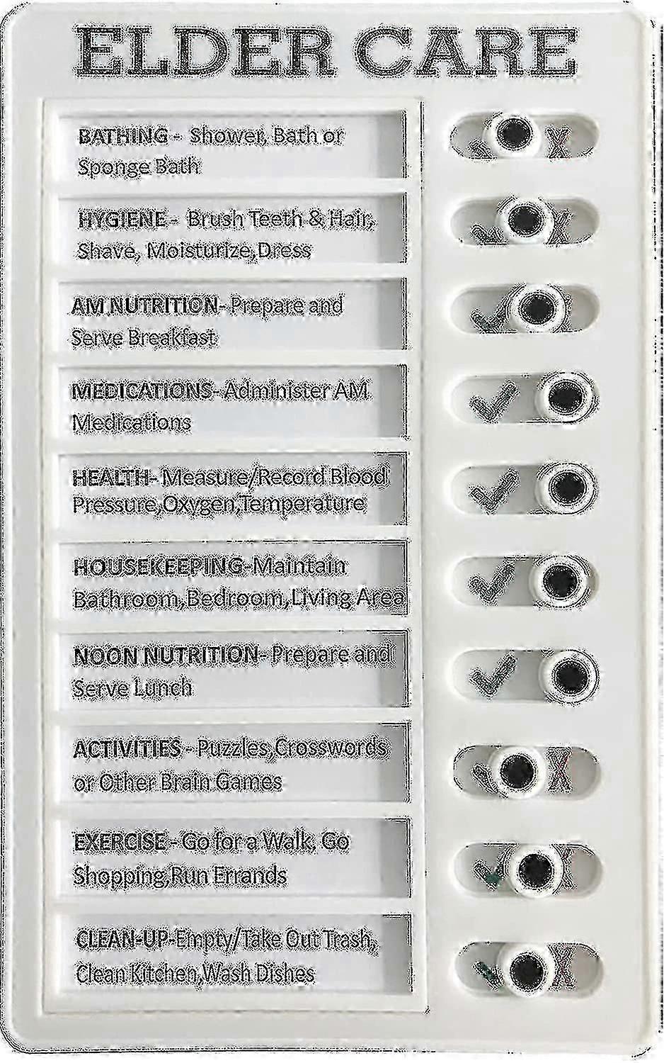 Chore Chart Memo Checklist Board Daily To Do List Planner Check List Chore Board For Kids Adults Rv Checklist My Chores Elder Care Checklist For Check